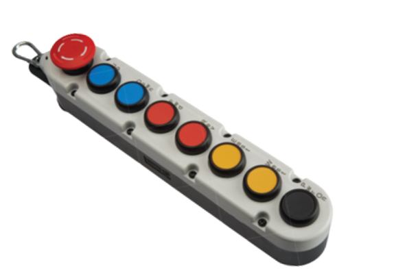 Flush Head and E Stop with Hook Push Buttons Station