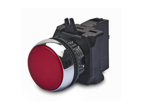 22.5mm Metal Flush Head Actuator Illuminated Push Buttons