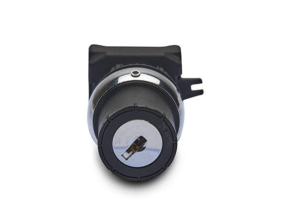 22.5mm Metal Lock & Key Selector Switch Push Buttons