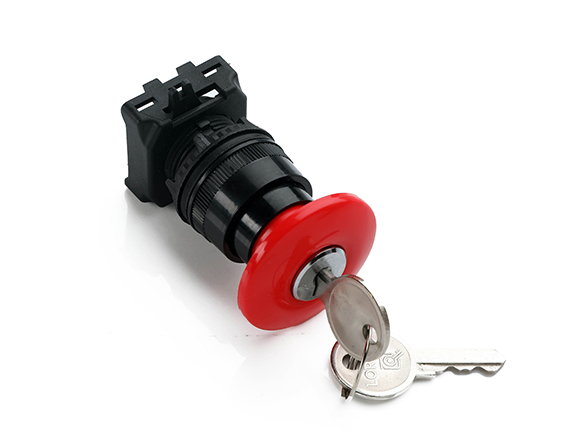 Lock & Key Mushroom Head Push Buttons