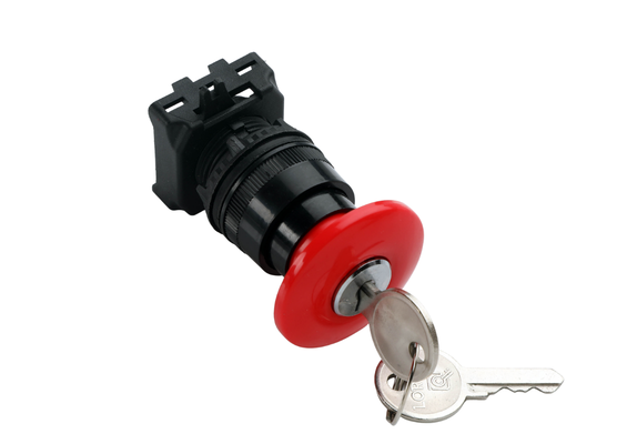 Lock & Key Mushroom Head Push Buttons