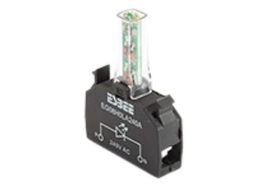Modular LED Holder Push Buttons