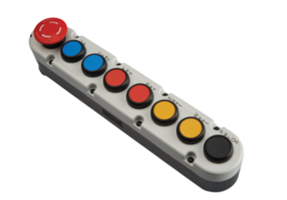 Flush Head and E Stop Push Buttons Station